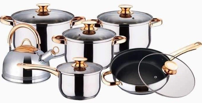 Cookware Set 12 pcs