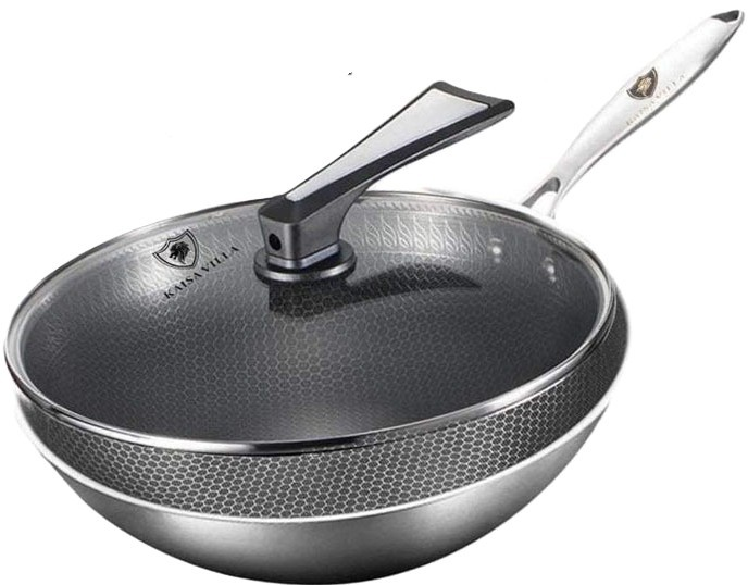 KAISA VILLA NON_STICK PAN WITH GLASS COVER