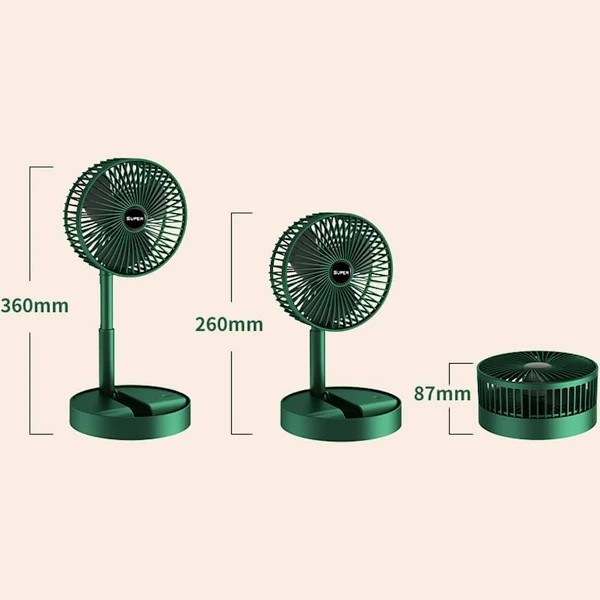 Folding Fan Available Color Green