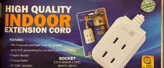BESTA 1 HIGH QUALITY INDOOR EXTENSION CORD