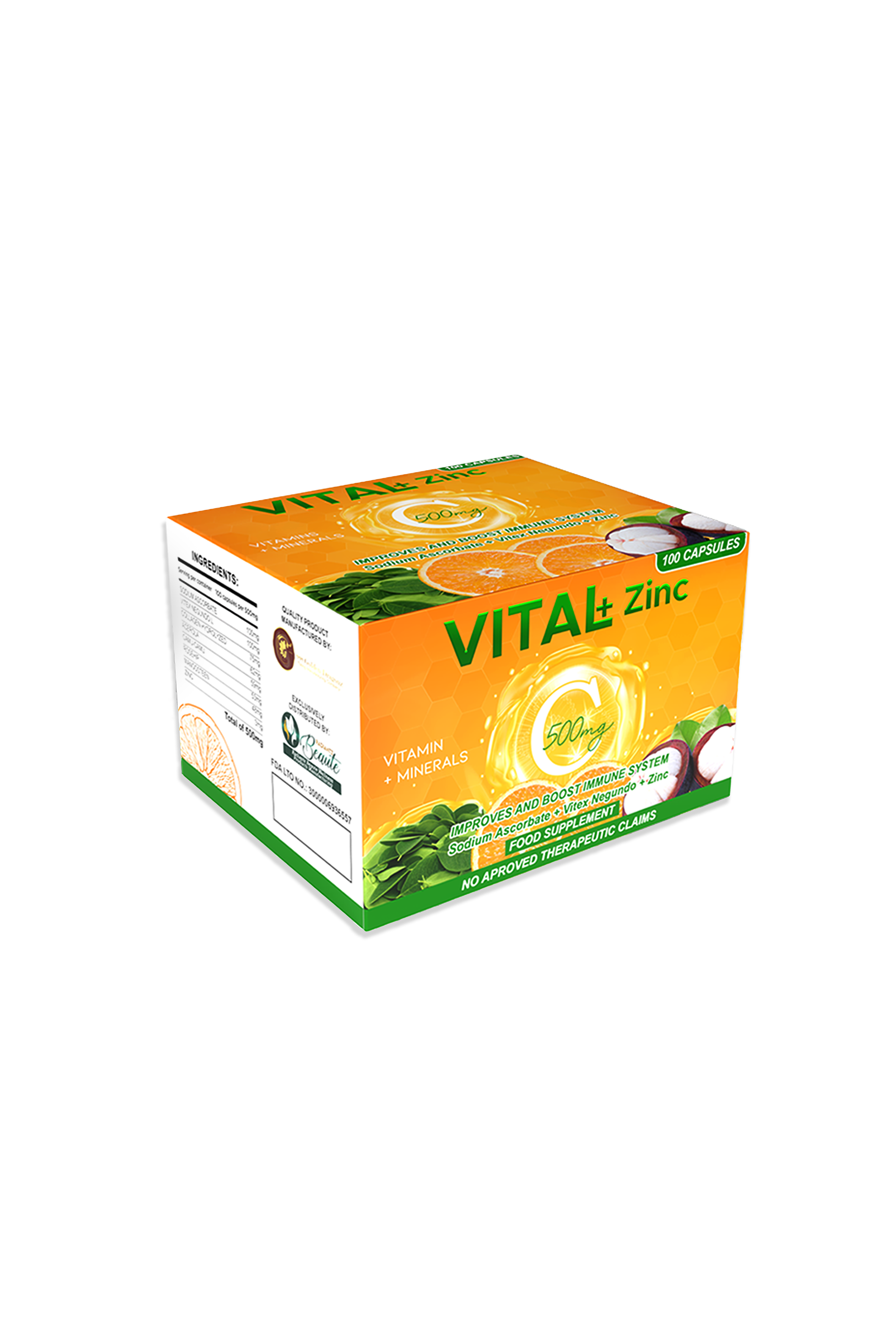 Vital+ Zinc: Advanced Immune Defense & Vitality