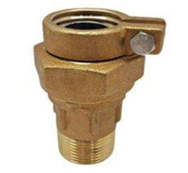 Brass Straight Coupling with PJ Nuts