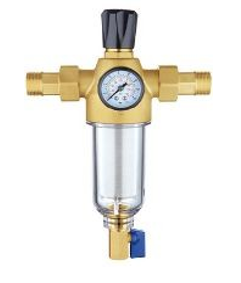 In-Line Pre-Filter with Pressure Regulator
