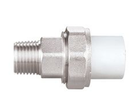 Double Lin PPR Male Union Adaptor 1/2" x 20