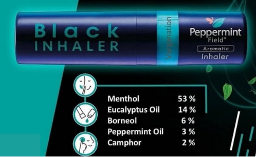 Peppermint field Black Inhaler
