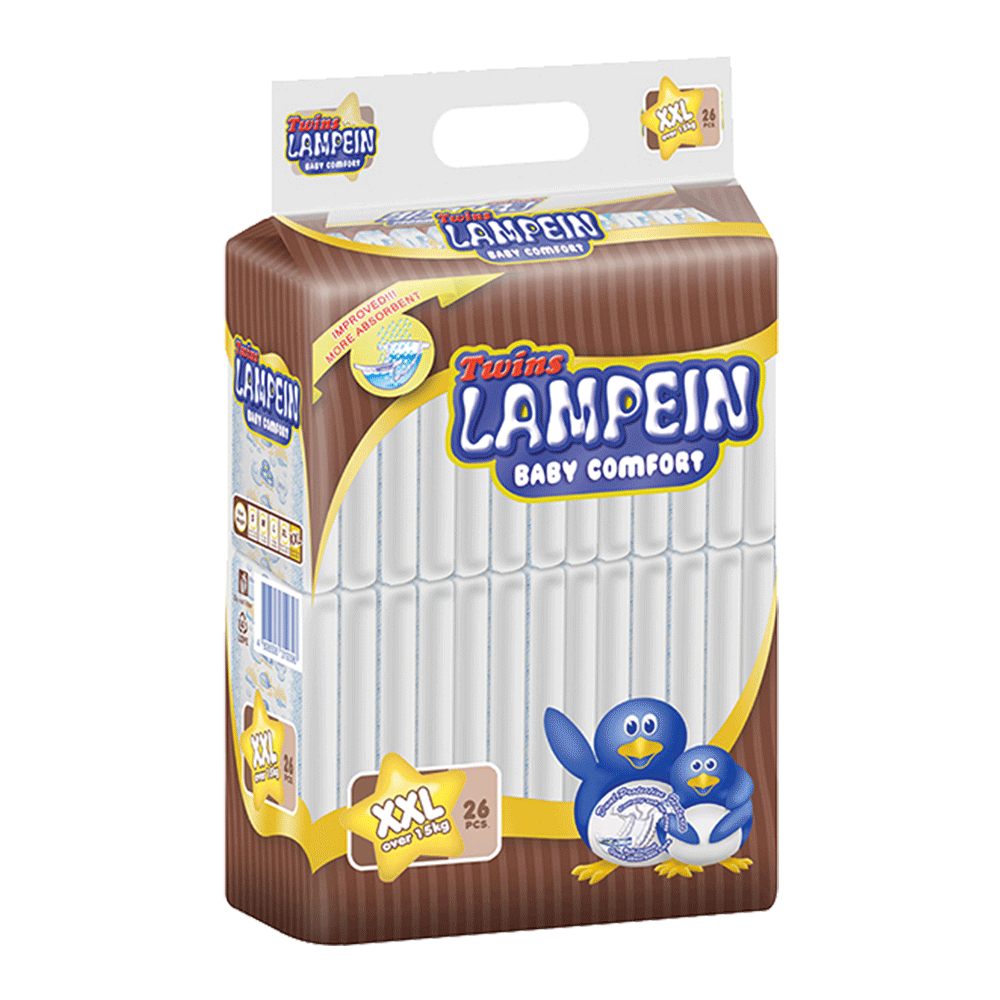 Lampein Baby Diaper Jumbo Pack XXL 48