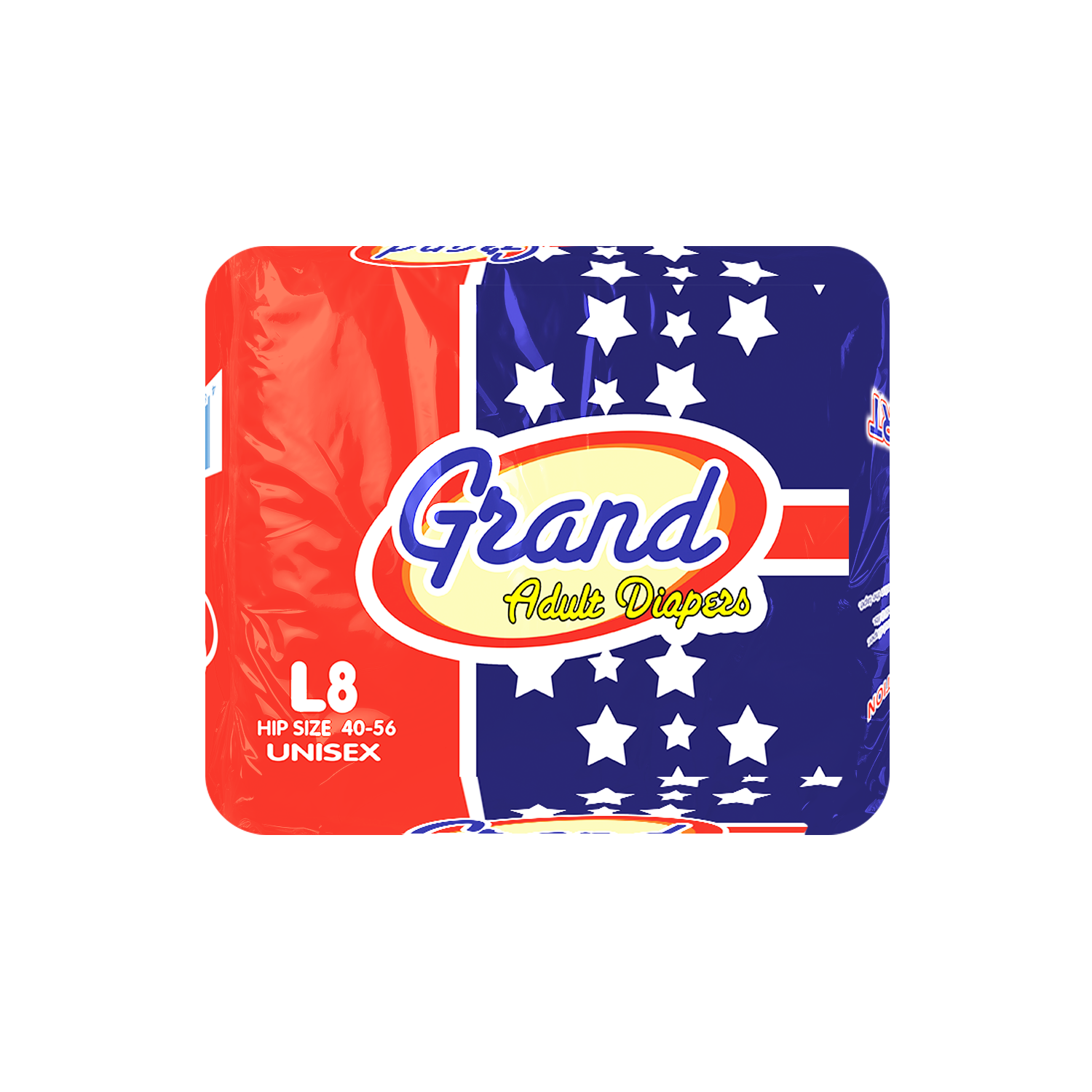 Grand Adult Diaper Large 8's