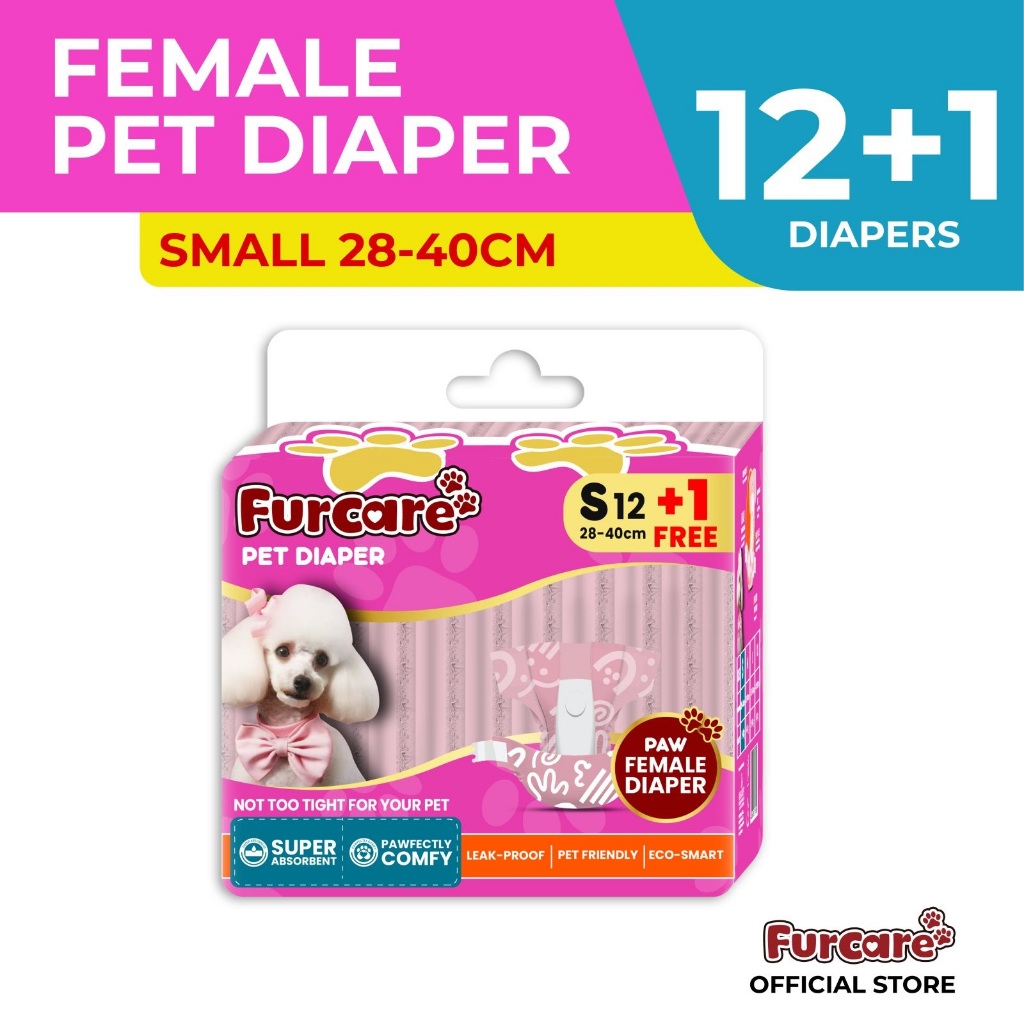 Furcare Female Diaper Small 12'S + 1