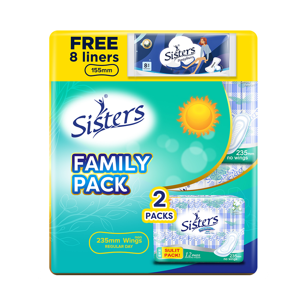 Sisters Family Pack Promo Free Pantyliner