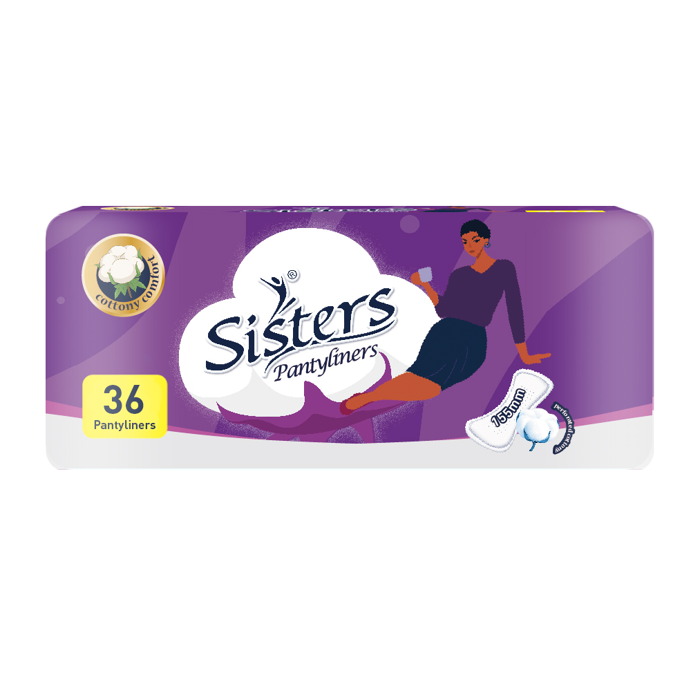 Sisters Pantyliner Mega Pack 36pcs