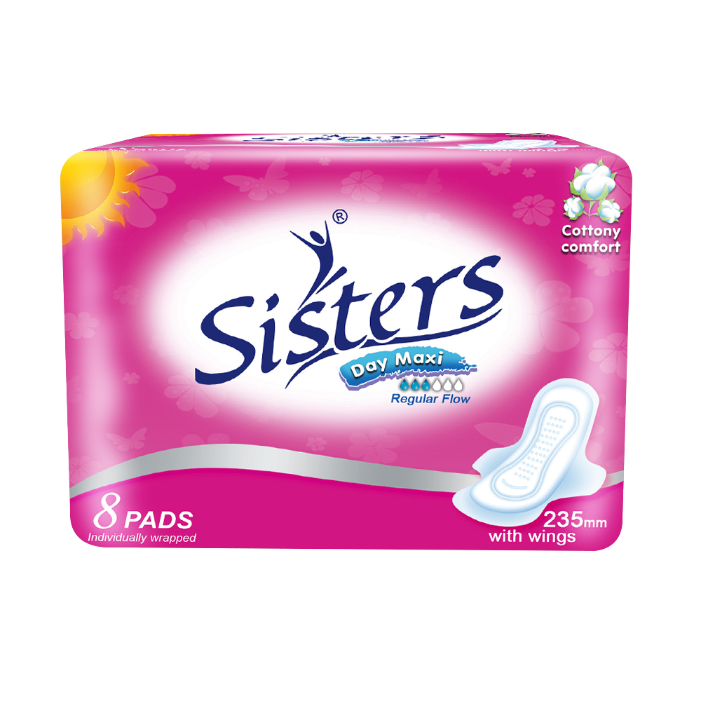 Sisters Sanitary Napkin Silk Floss (Day-use) 8's