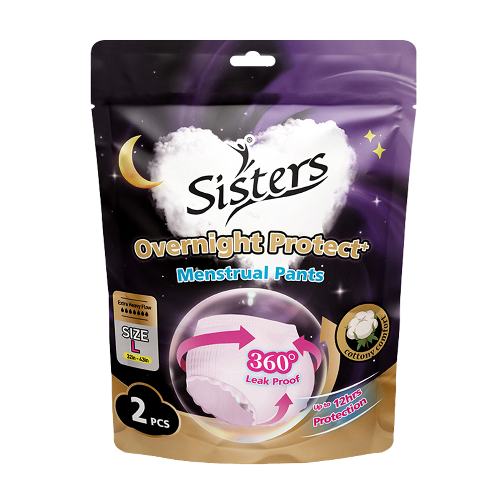 Sisters Overnight Menstrual Pants Large 2's