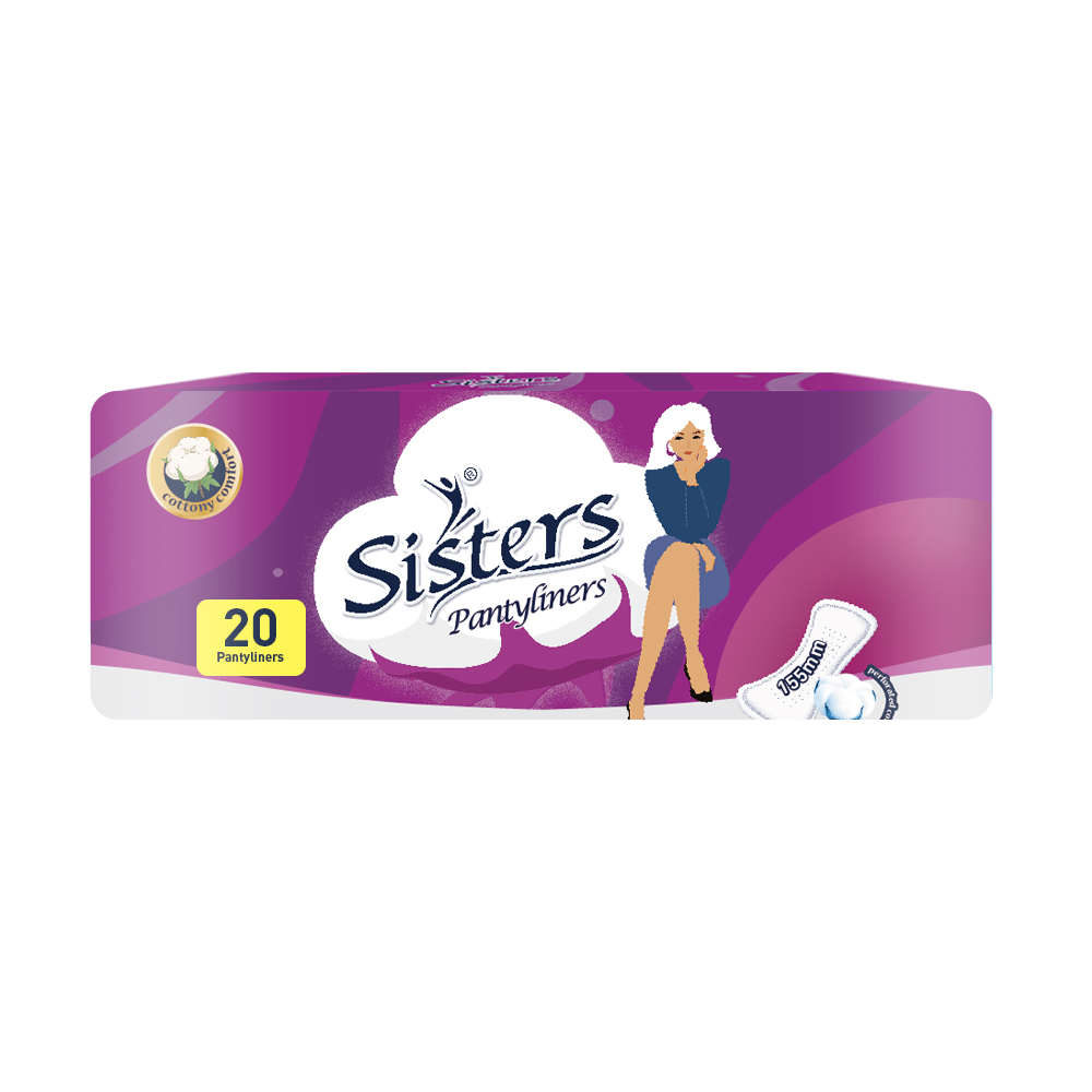 Sisters Pantyliner Budget Pack 20's