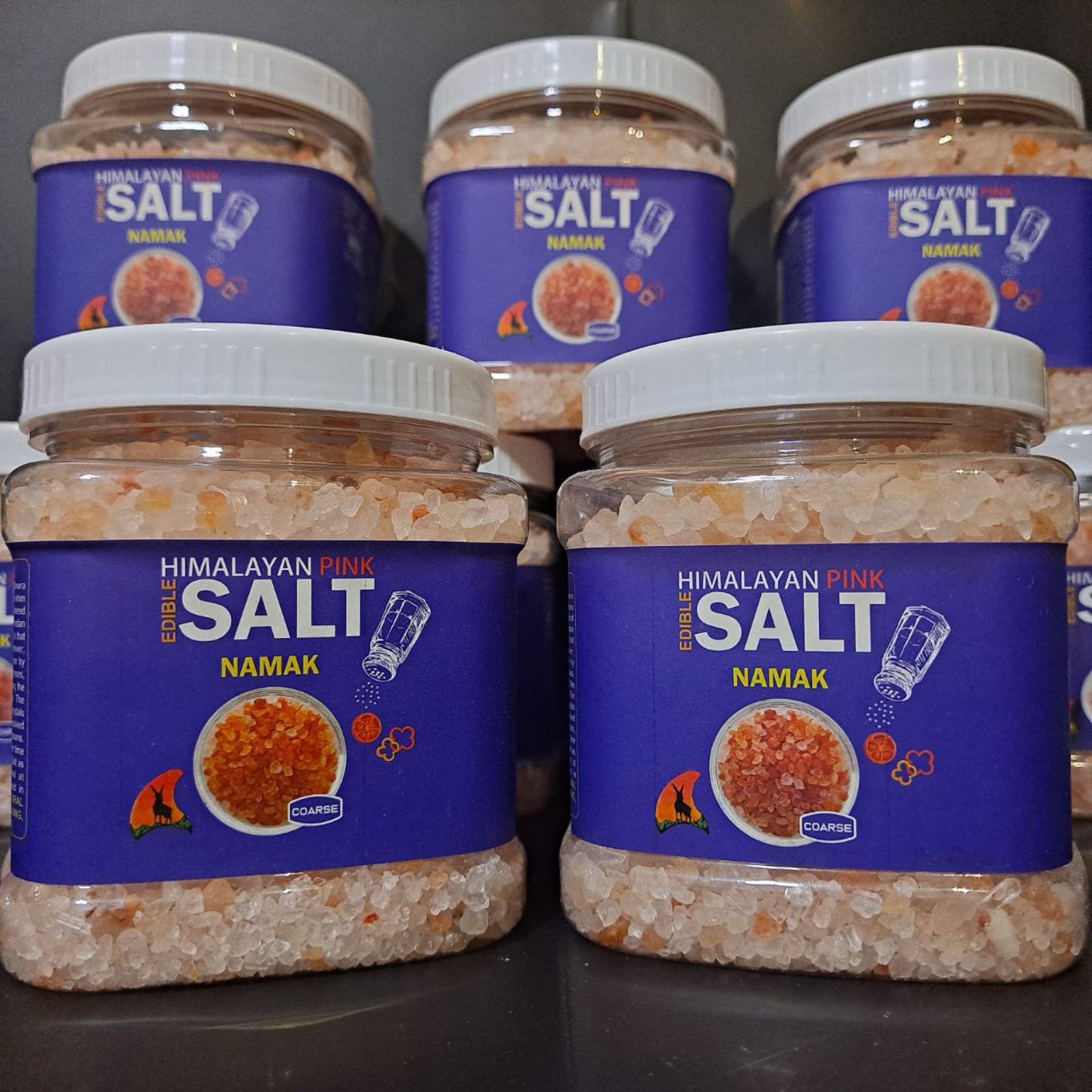 Sharks Markhs Edible Himalayan Pink Salt Coarse 800g(JAR)