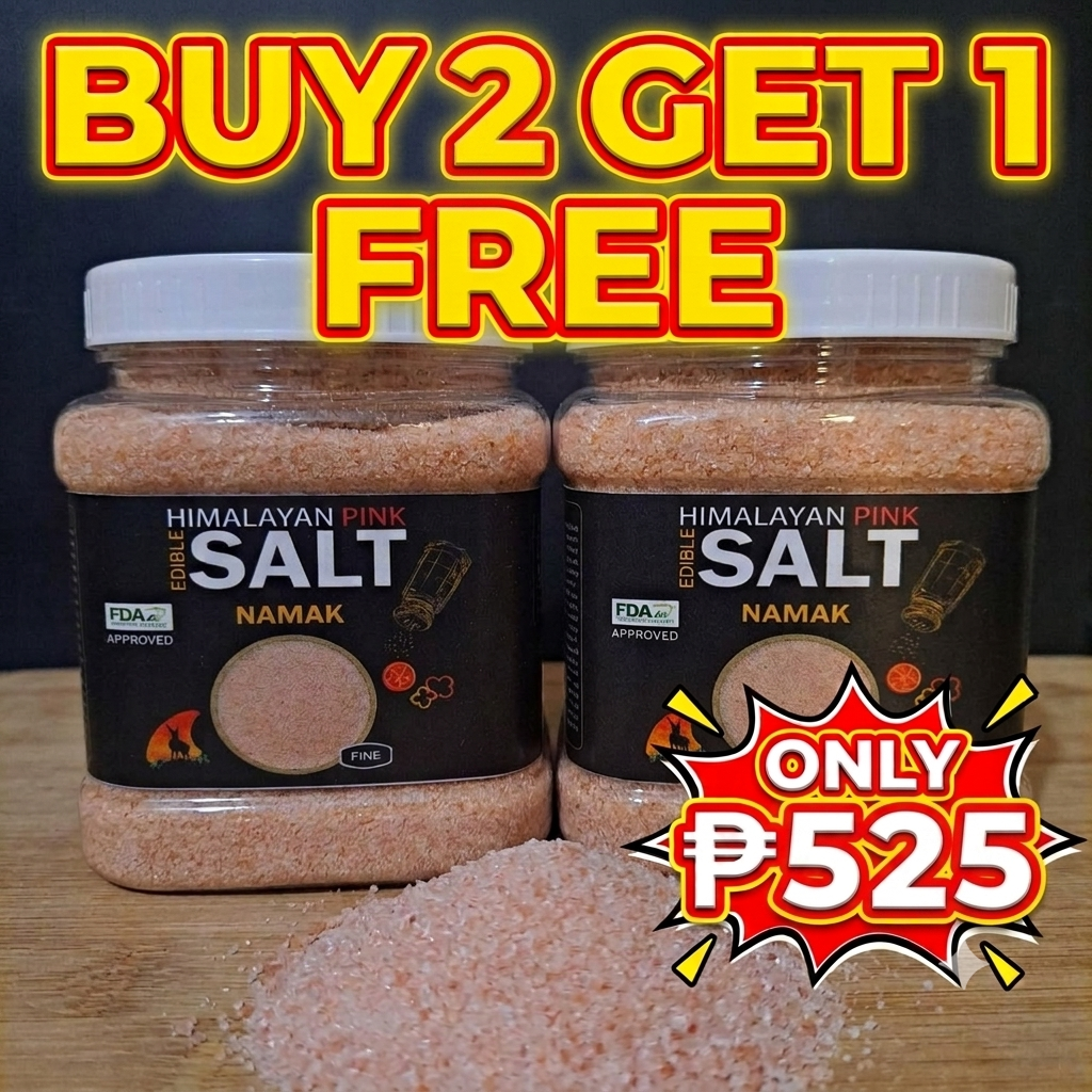 Himalayan Pink Salt FINE Edible 800gm(JAR)