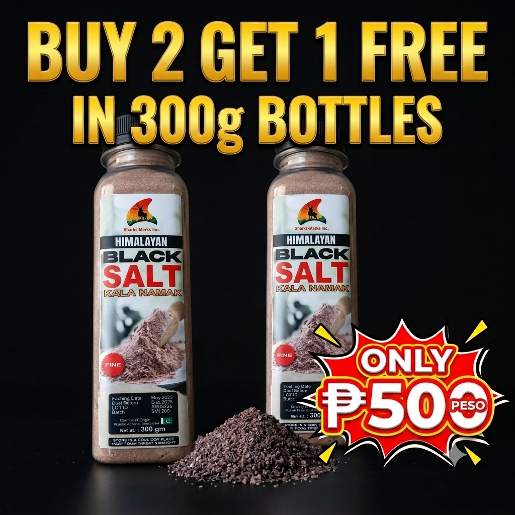 Himalayan Black Salt (Kala Namak) Fine 300g(BOTTLE)