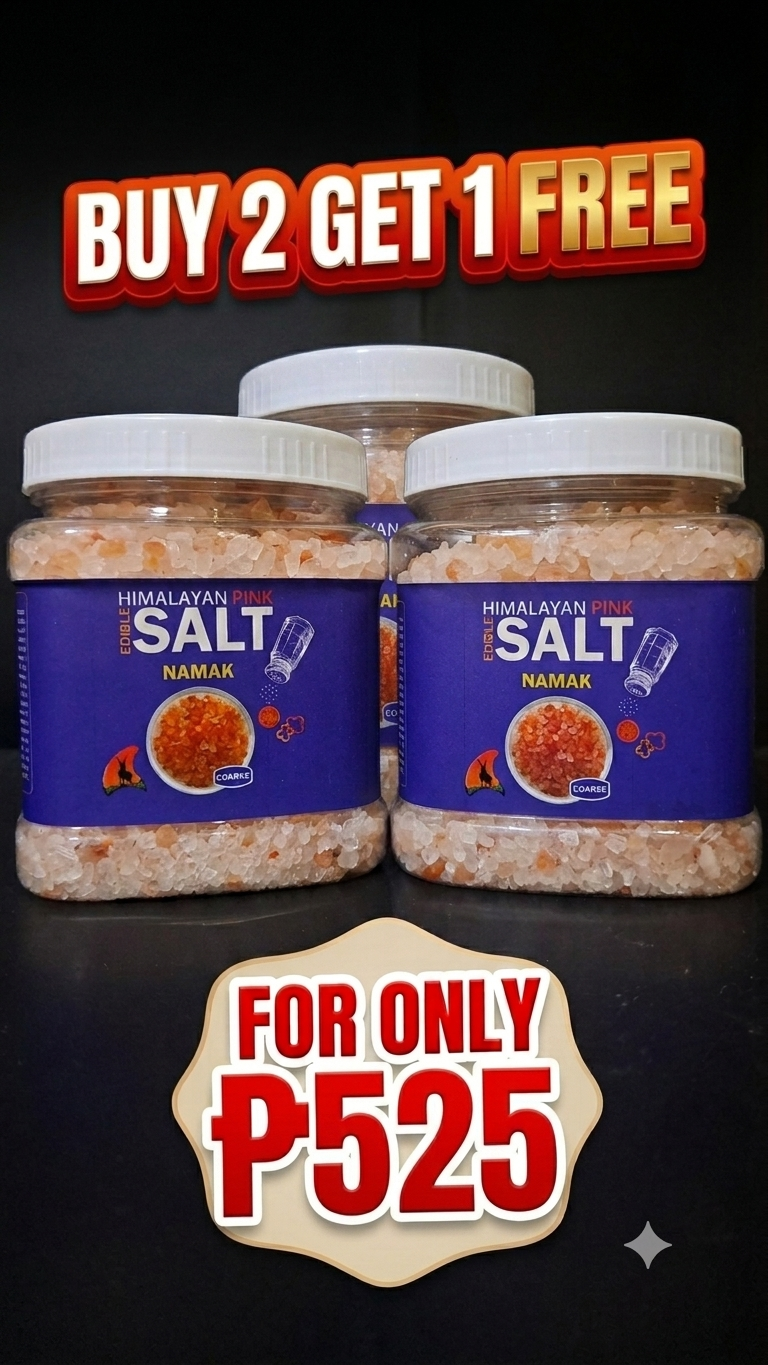 Sharks Markhs Edible Himalayan Pink Salt Coarse 800g(JAR)