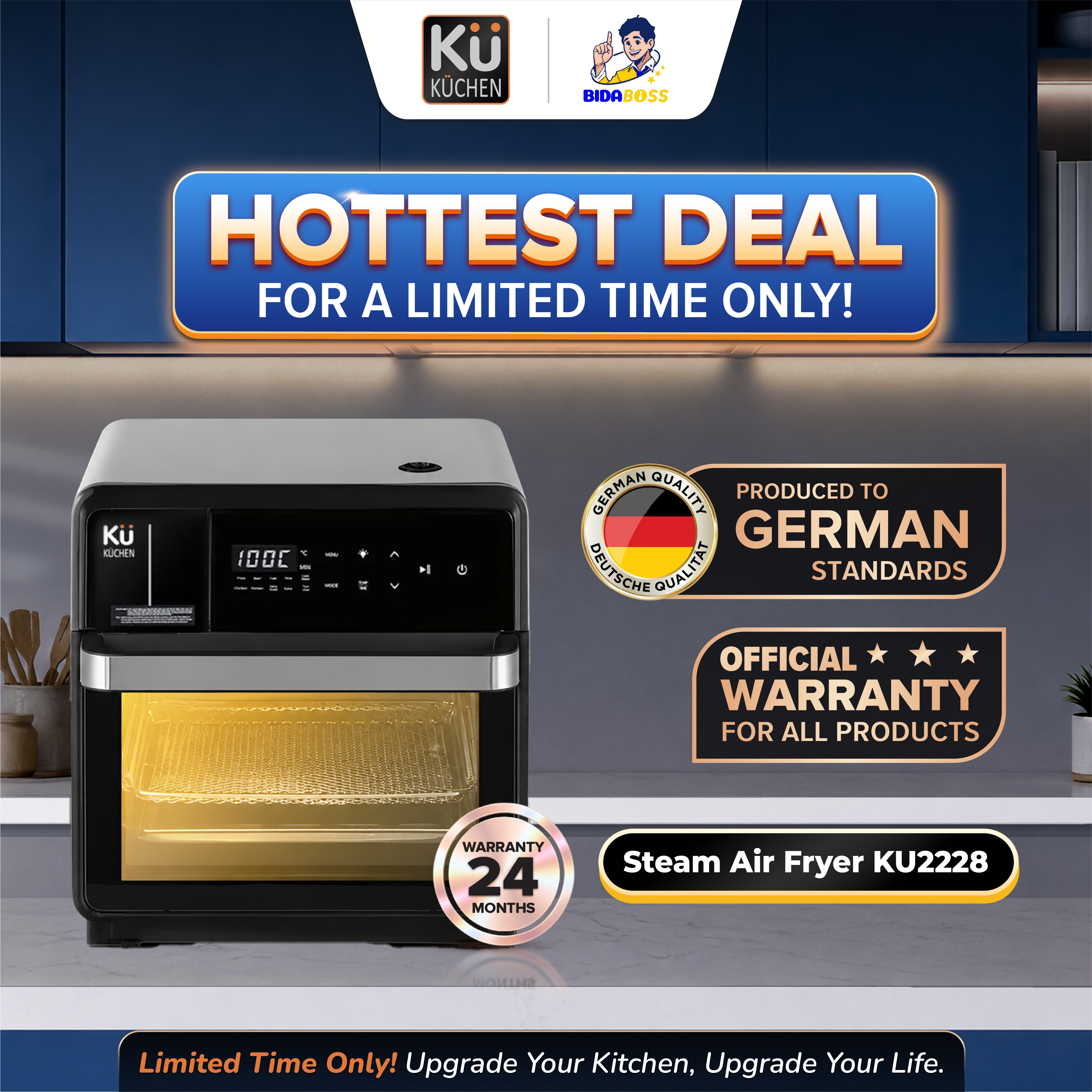 KuKuchen Steam Airfryer  KU PCL2228