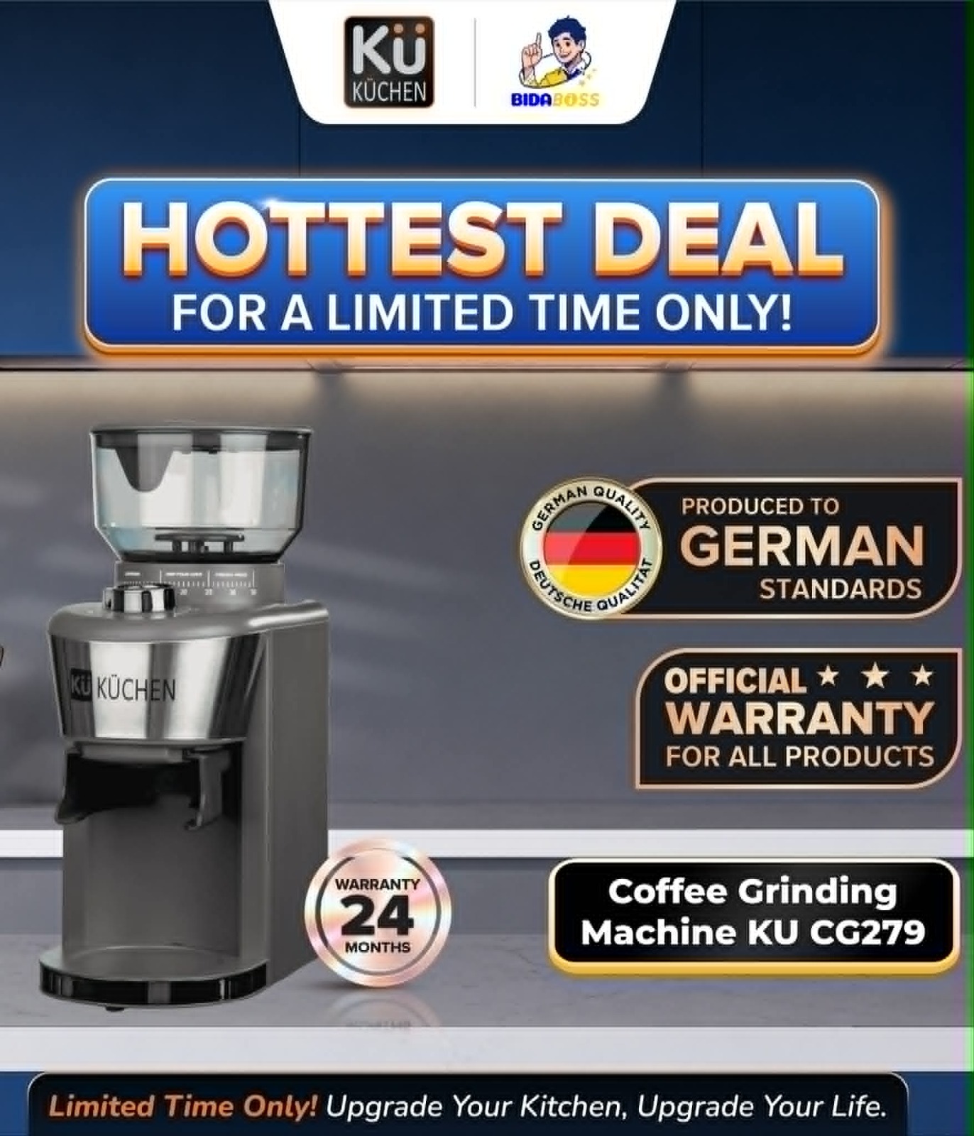 KuKuchen COFFEE GRINDING MACHINE KU CG279