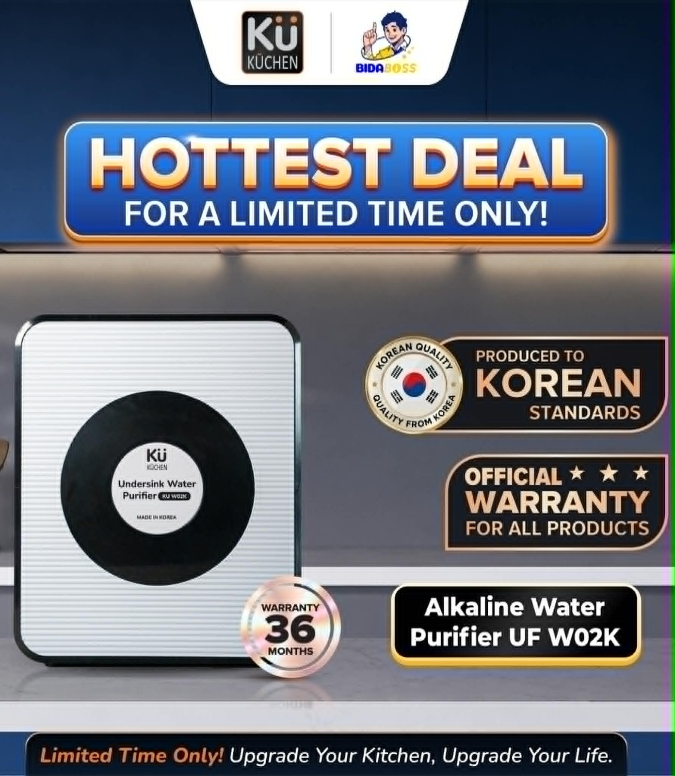 KuKuchen ALKALINE WATER PURIFIER UF W02K