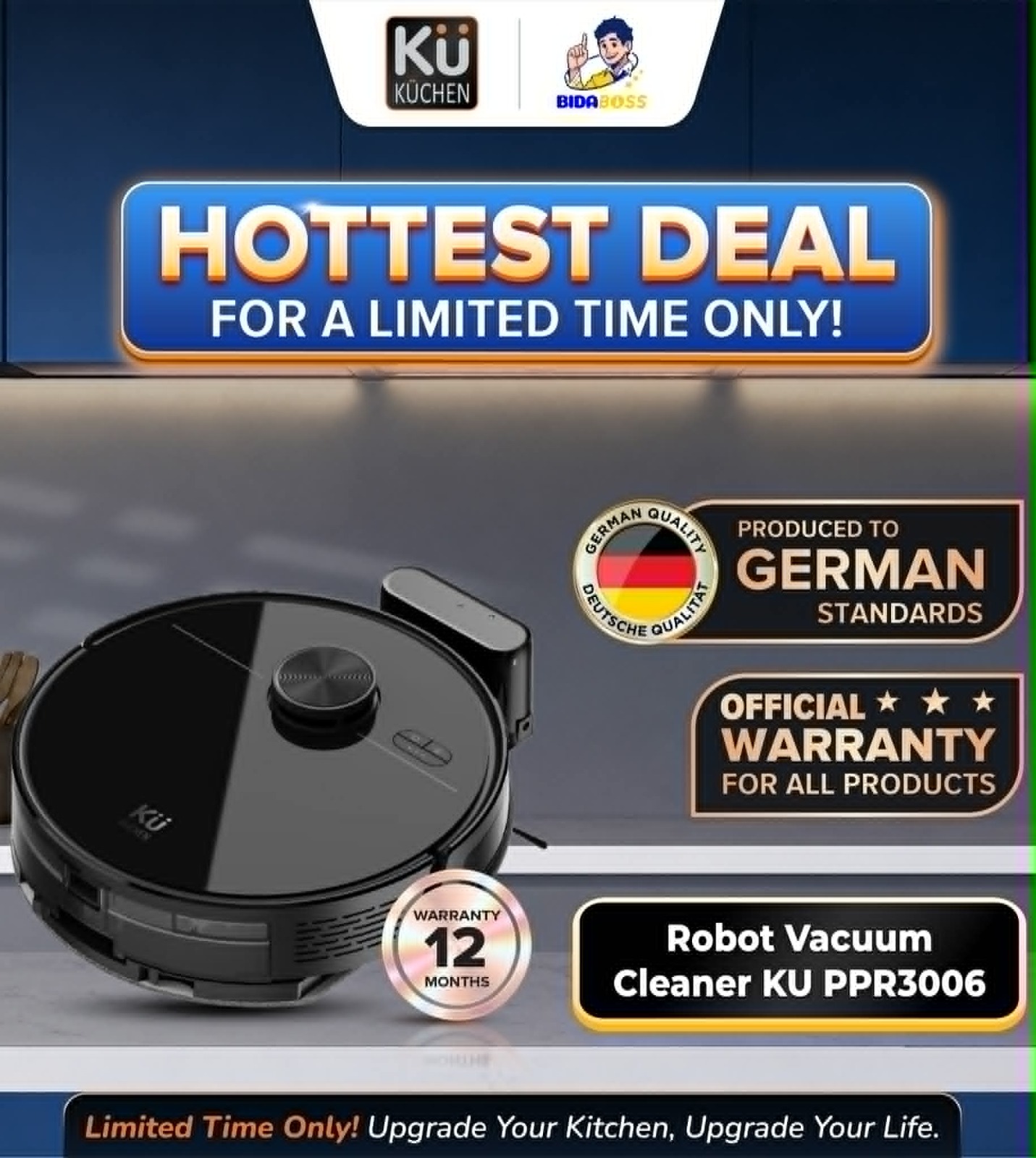 KuKuchen ROBOT VACUUM CLEANER KU PPR3006