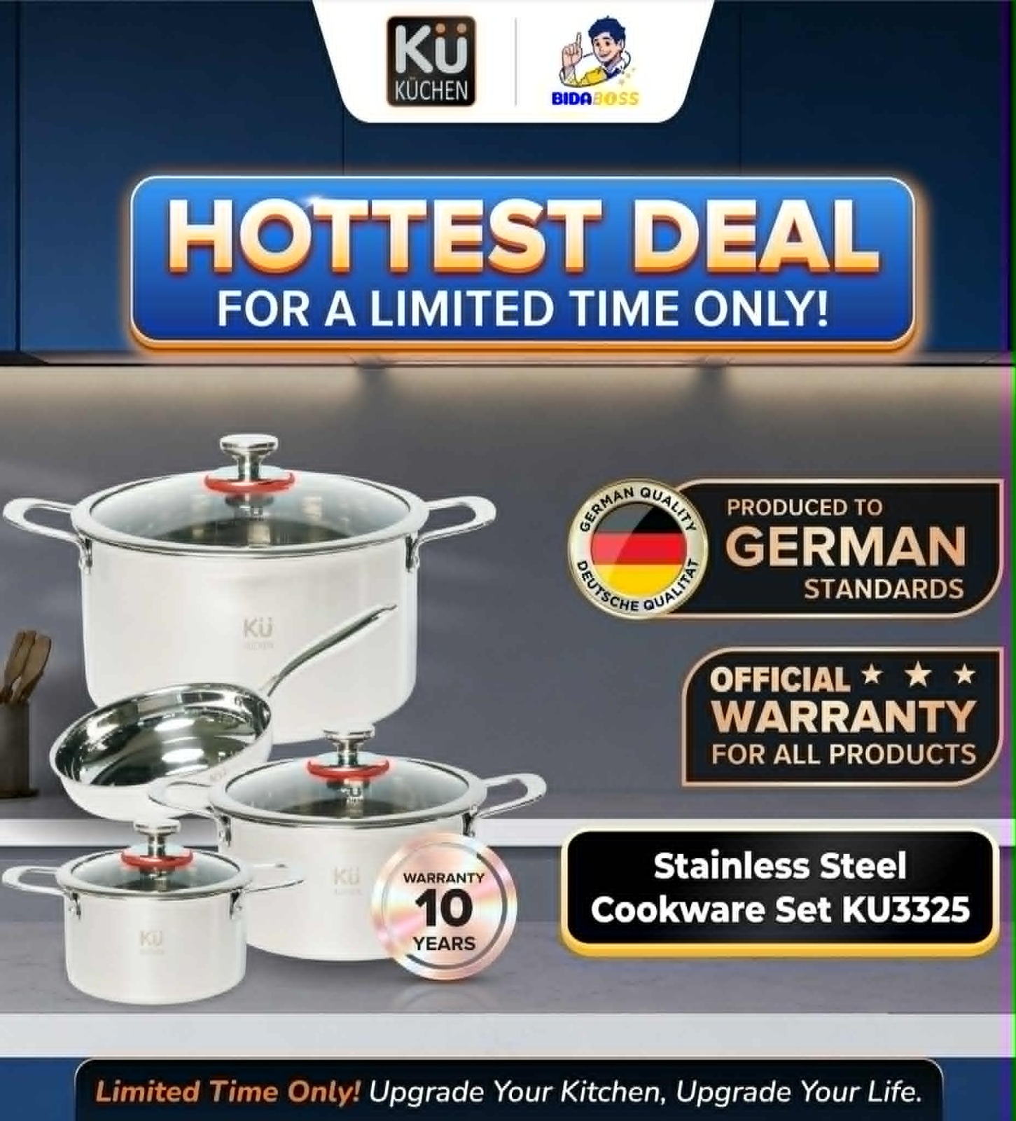 KuKuchen S/S COOKWARE SET