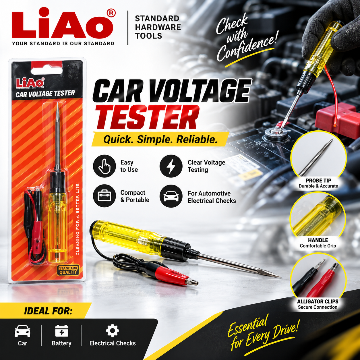 252-H Car Voltage Tester