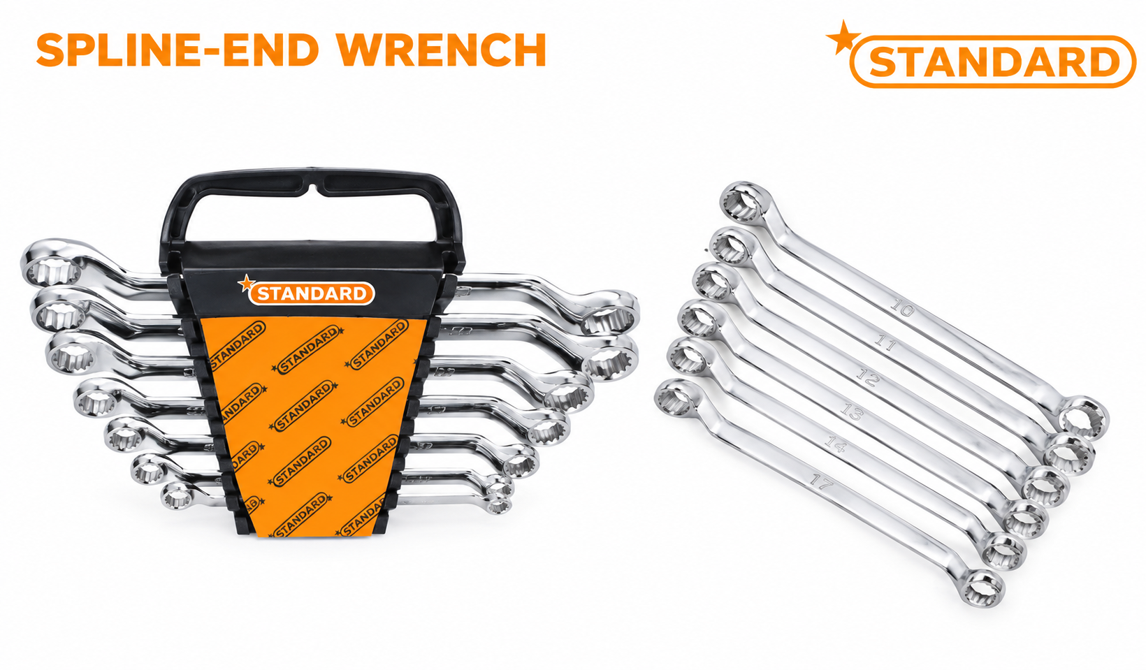 6–22" 8's Open-End Wrench Set