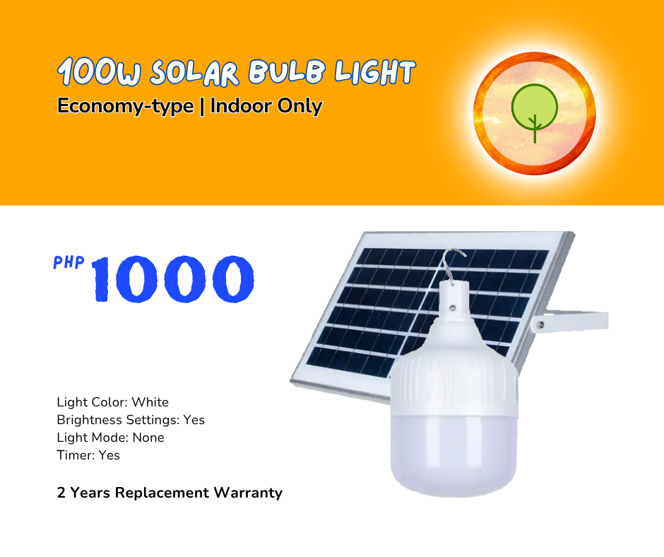 100W Solar Bulb Light