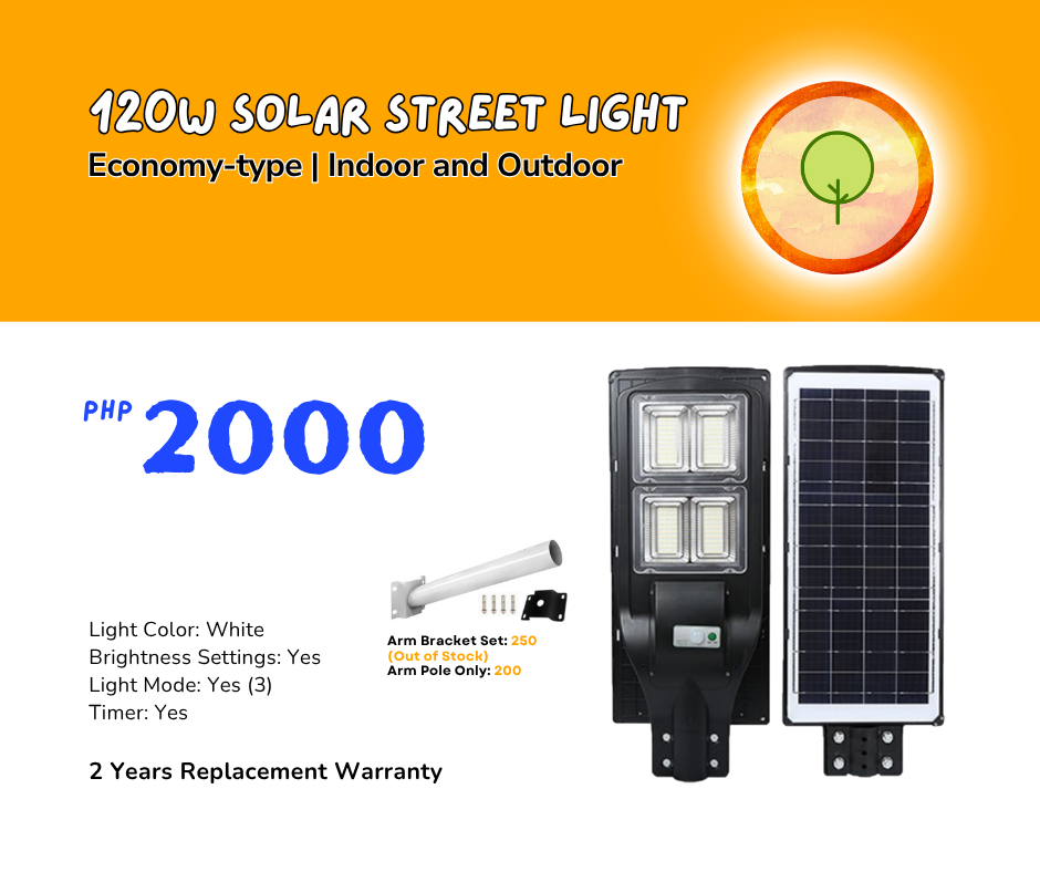 120W Solar Street Light