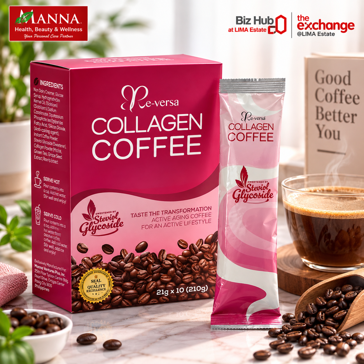 Re-versa Collagen Coffee