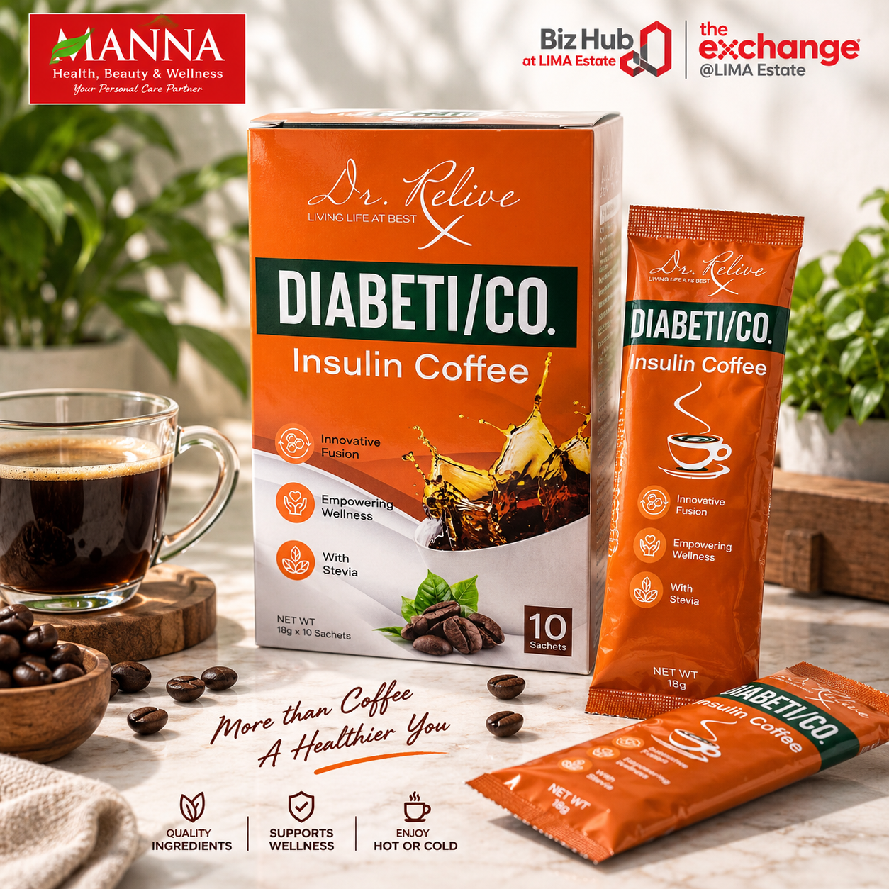 Dr. Relive DIABETI/Co. Insulin Coffee