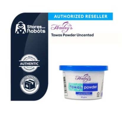 Hailey’s Tawas Powder Unscented 50g Natural Deodorant & Odor Control