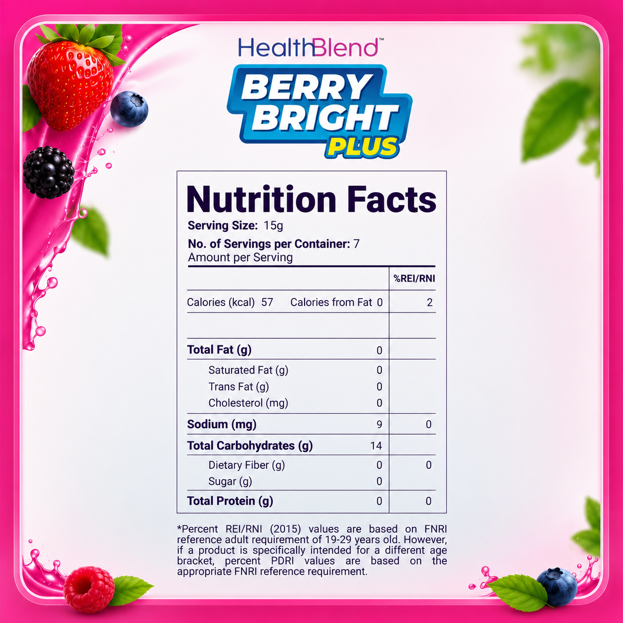 Berry Bright Plus Supplement