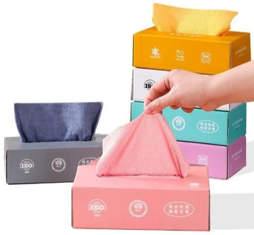 REMOVABLE MICROFIBER RAGS