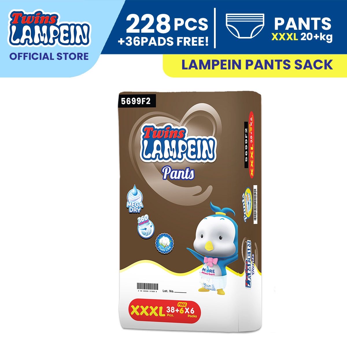 Twin ,lampient pants XXXL NEW
