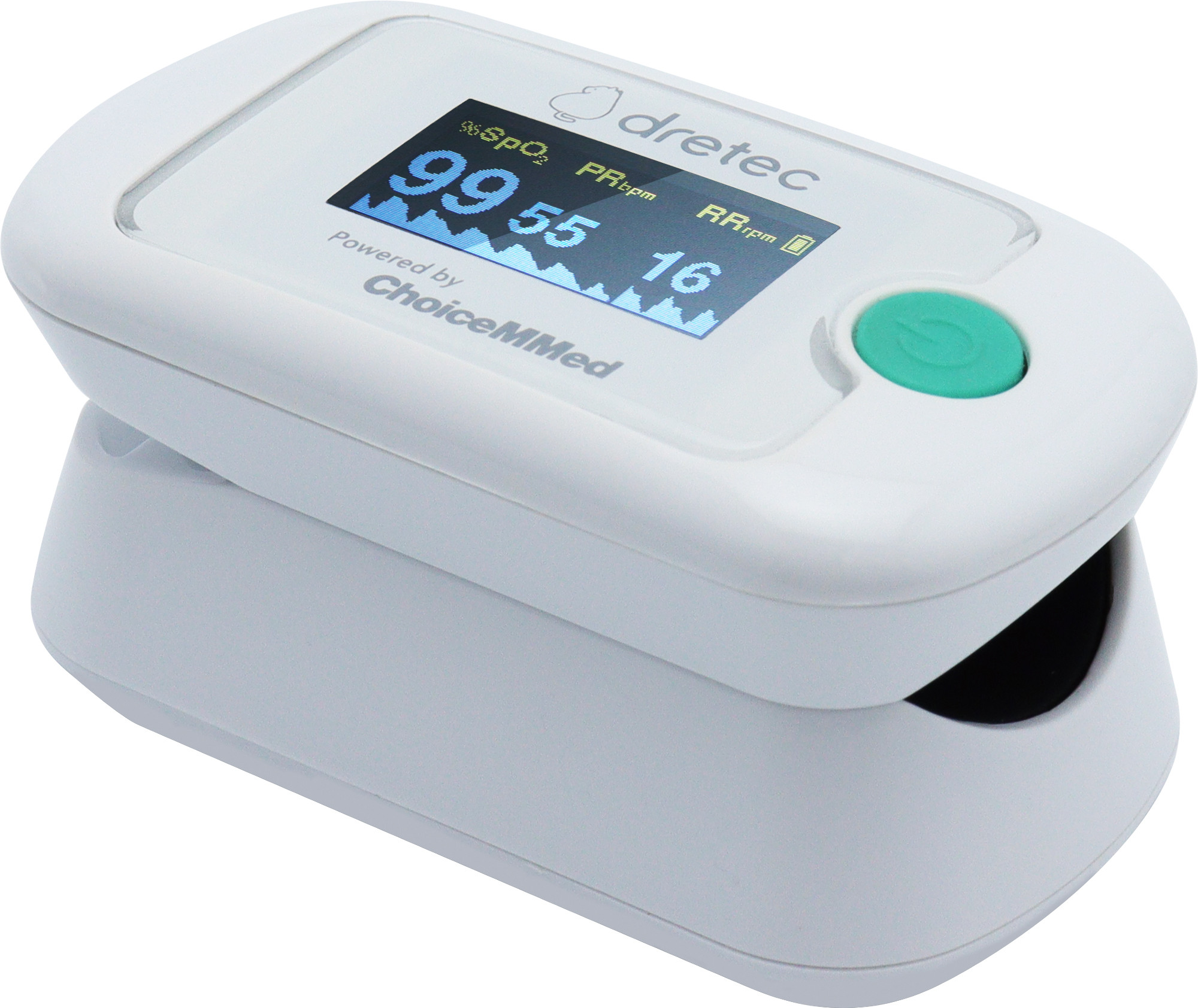 Respiratory Rate Display Function Pulse Oximeter