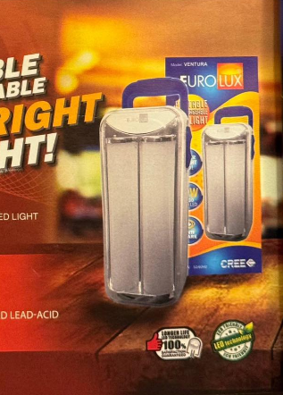 EURO LUX Portable Rechargeable Light