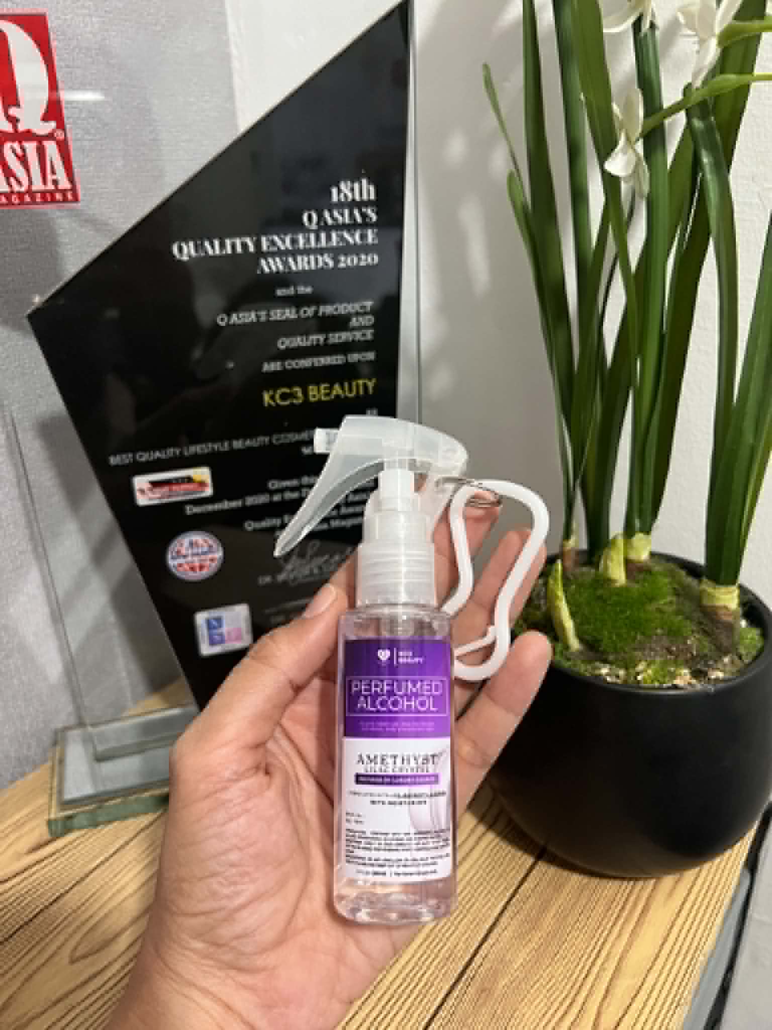Perfumed Alcohol - Amethyst Lilac Crystal