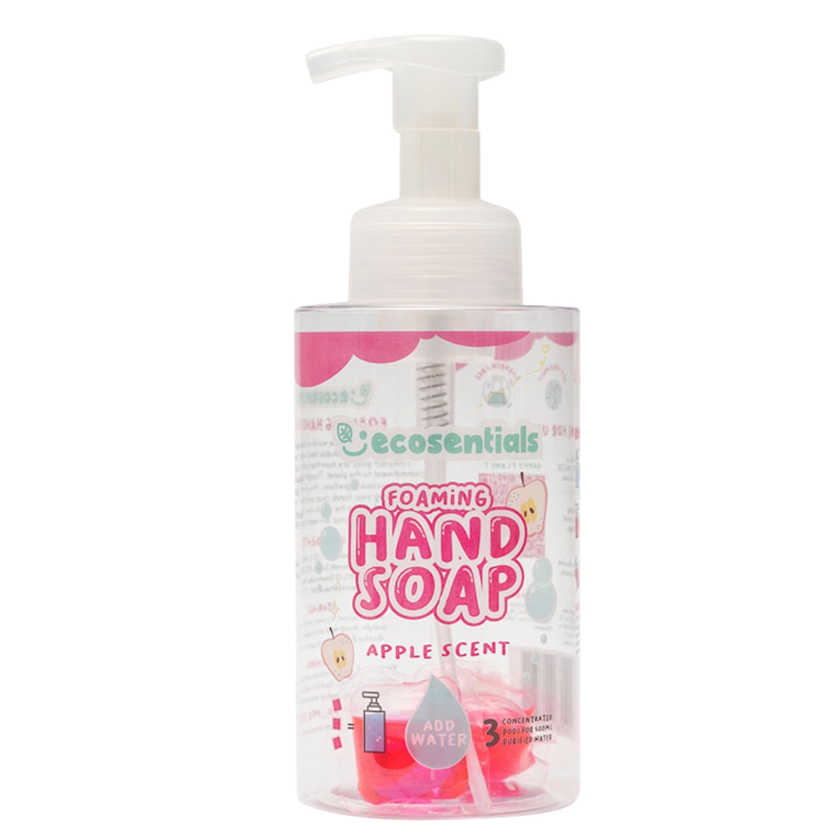 Ecosentials - Foaming Hand Soap Pods 500ml (Apple)