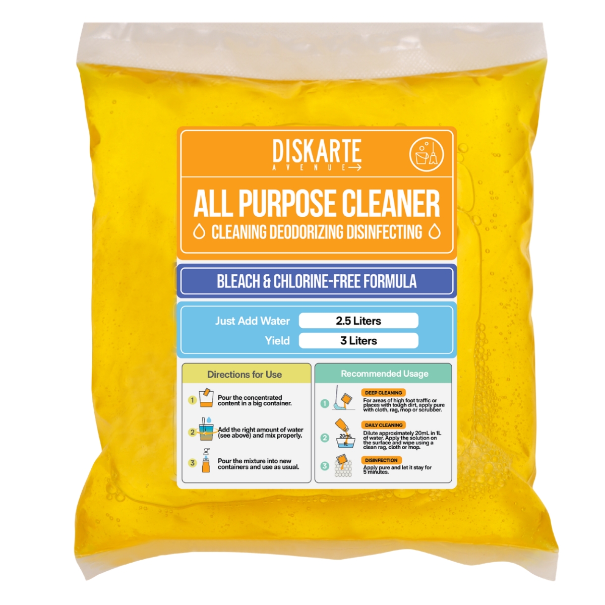 Diskarte Avenue DIRY - All Purpose Cleaner 3 liters