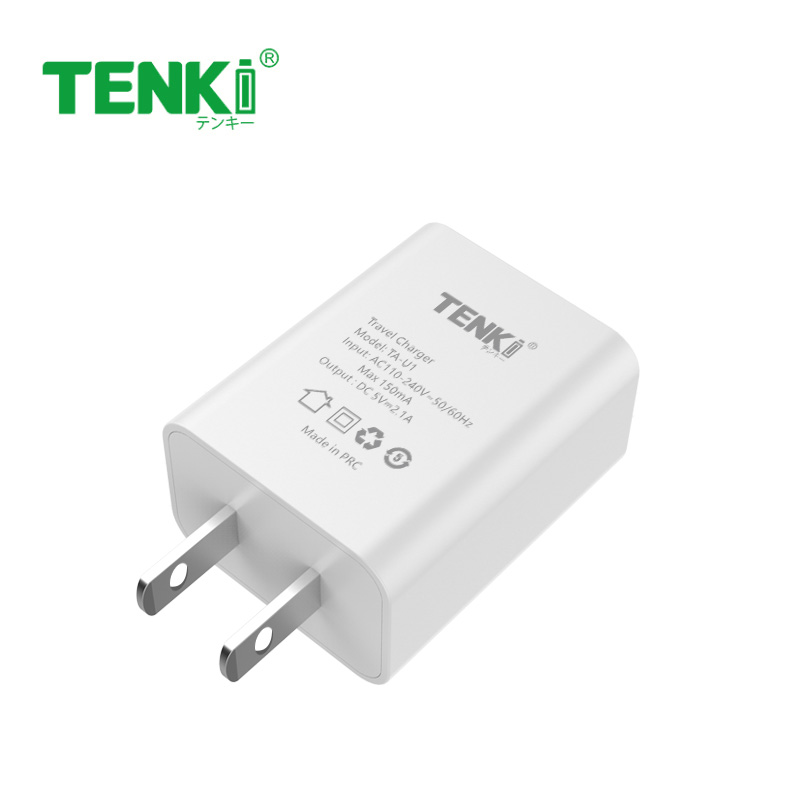 TENKI U1 WALL ADAPTOR Single Port - White