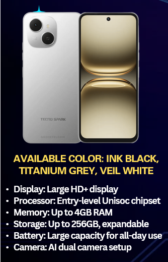 SPARK 40C 4GB+128GB