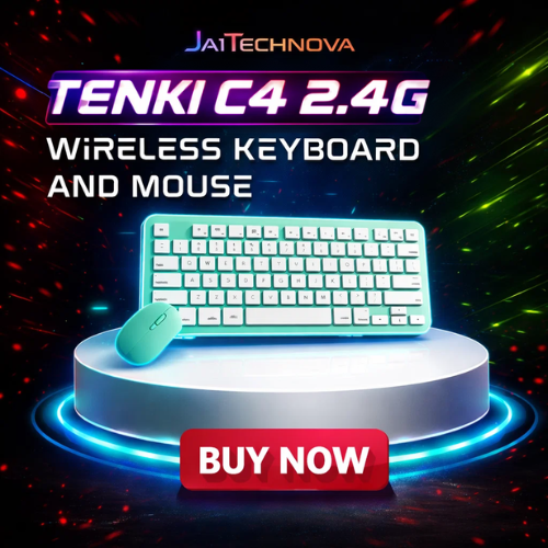 TENKI C4 2.4G Wireless Keyboard And Mouse Set Uni Color