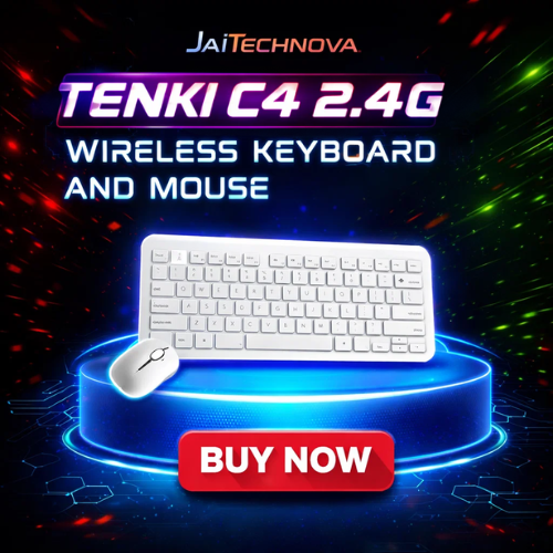 TENKI C4 2.4G Wireless Keyboard And Mouse Set Uni Color