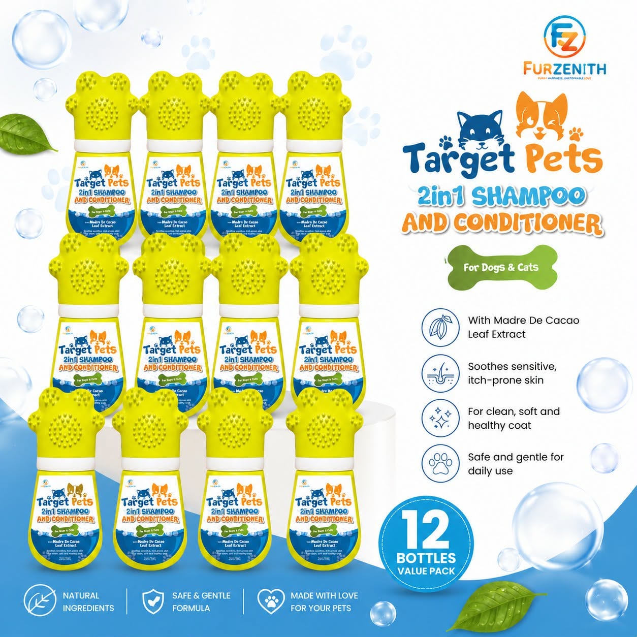 2IN1 SHAMPOO & CONDITIONER -TINDO