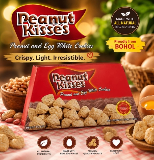 Peanut Kisses 200g-Best Pasalubong & snack from bohol