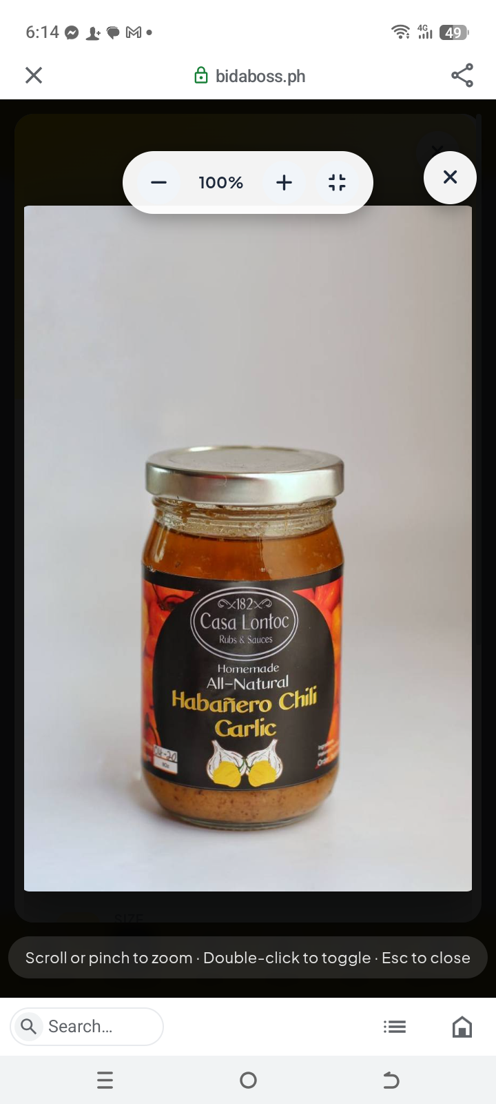 Casa Lontoc Habanero Chili Garlic 8oz (236ml)-Premuim Spicy Garlic Chili Oil Confoment