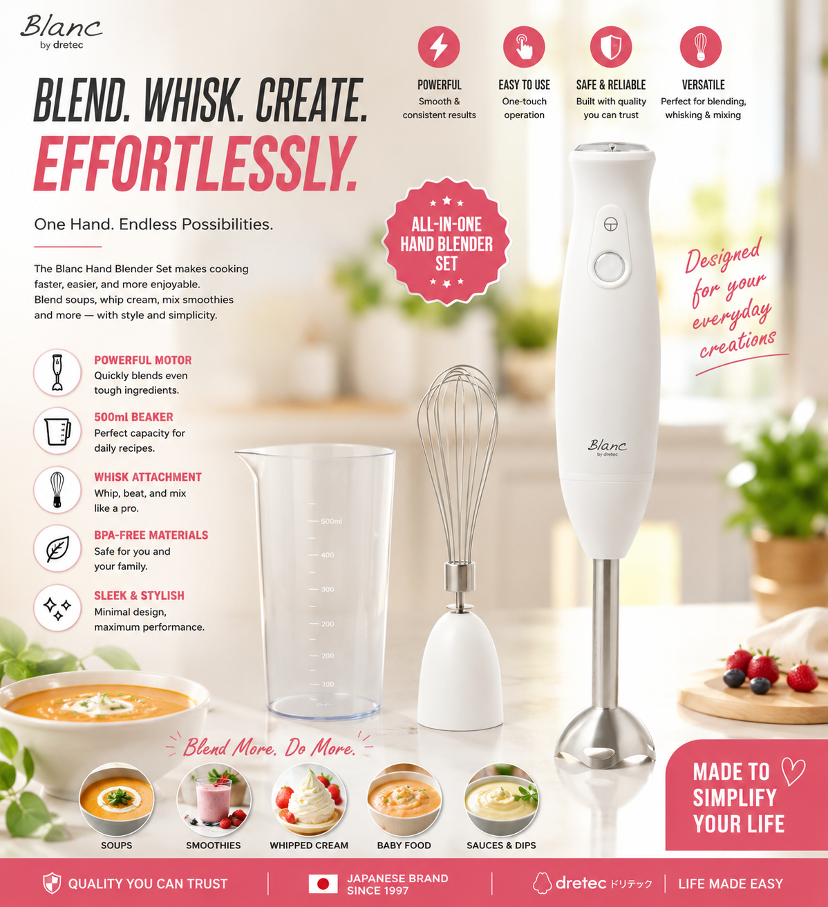 All-in-One Handheld Blender