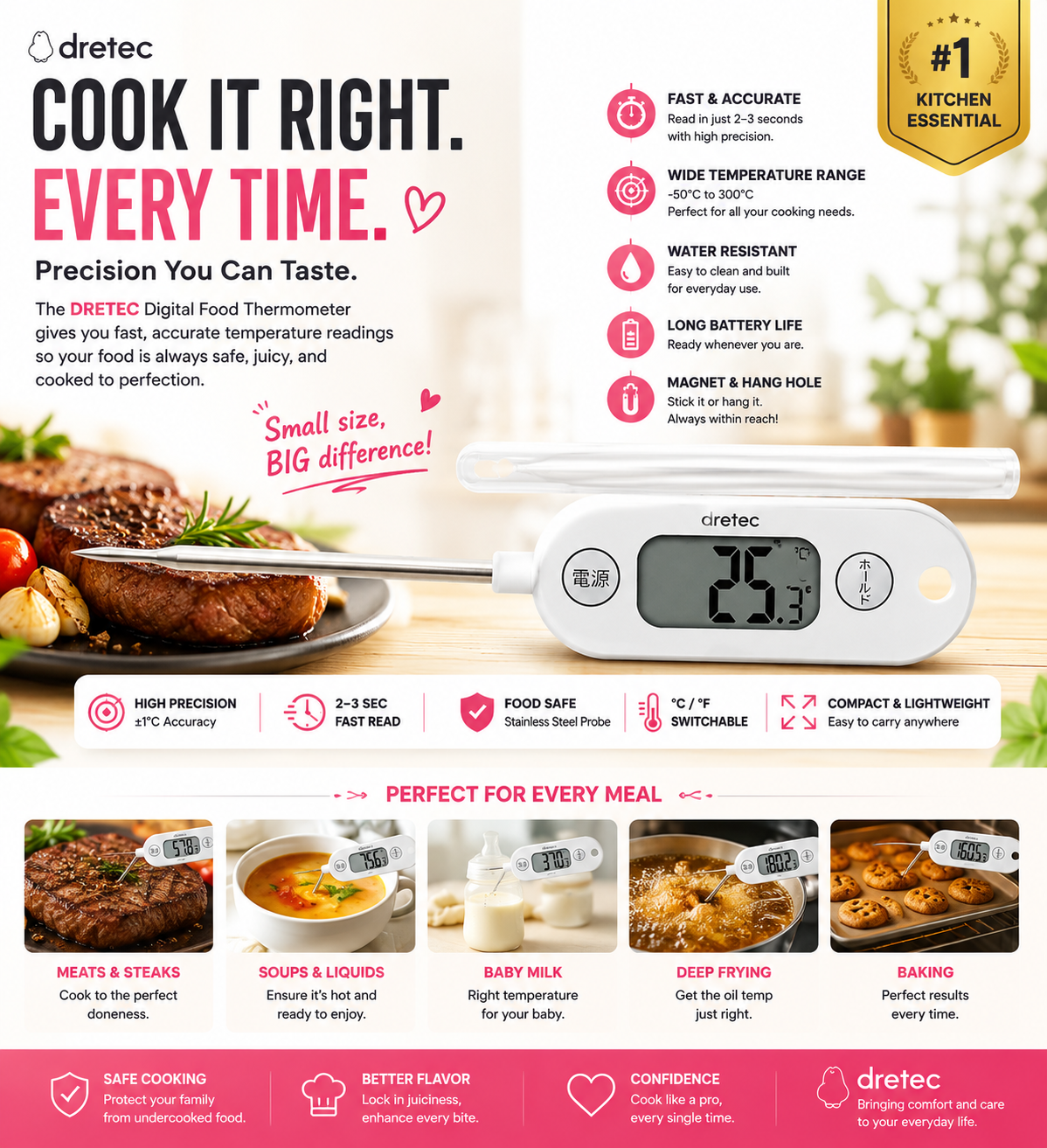 Dretec Cooking Thermometer